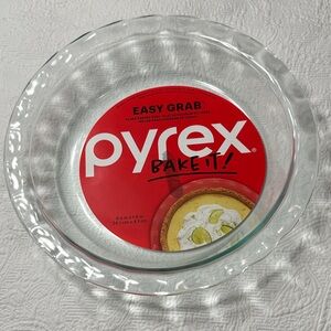 Pyrex Easy Grab Clear Glass Pie Dish